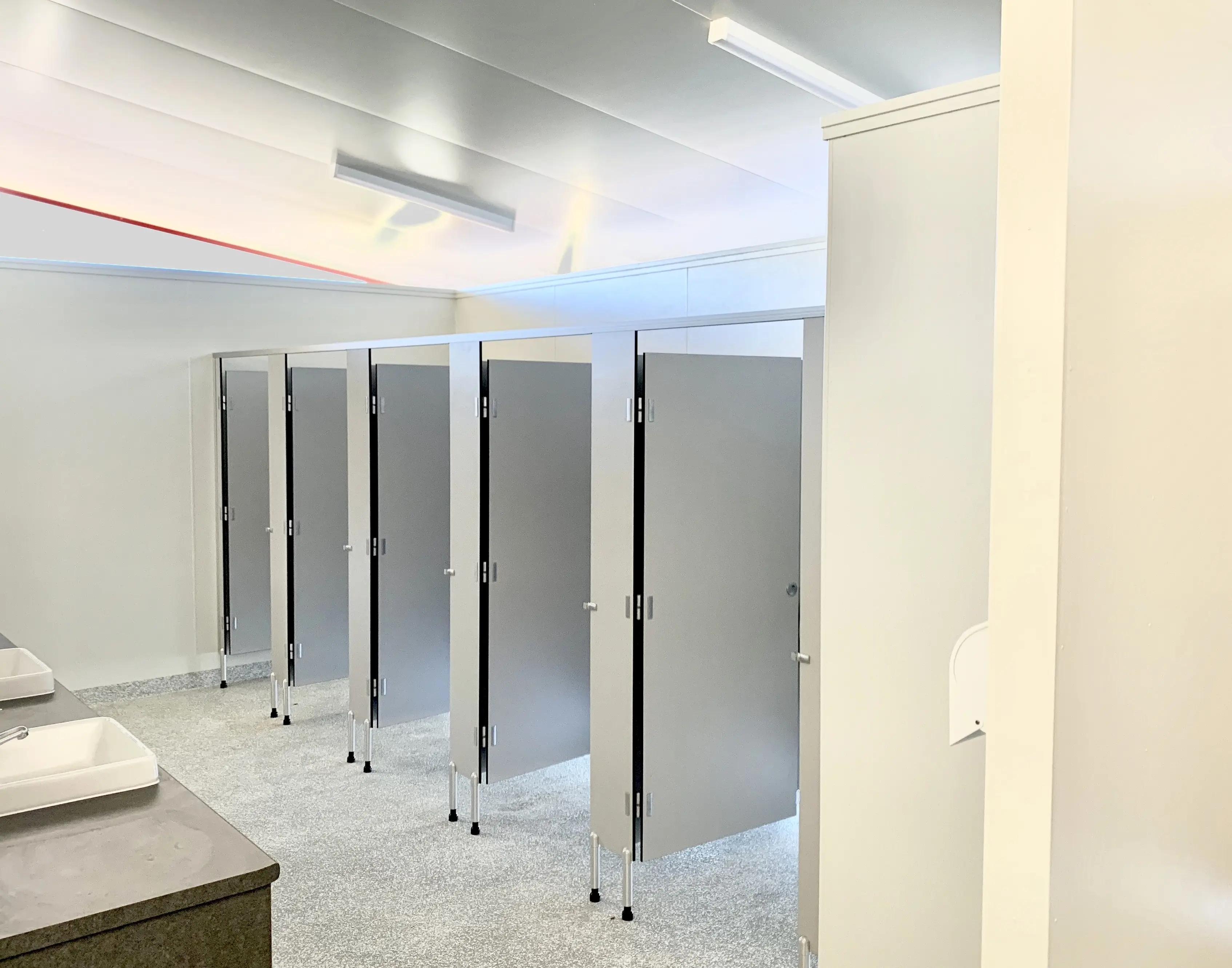 Amenities fit-out completed on a commercial project